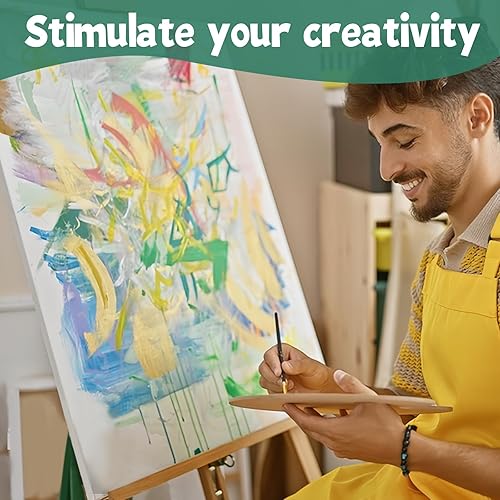 Miniatura 34 de ESRICH Lienzos de pintura de 11 x 14 pulgadas, paquete de 24 lienzos blancos en blanco para pintar, lienzos de pintura de algodón para óleo