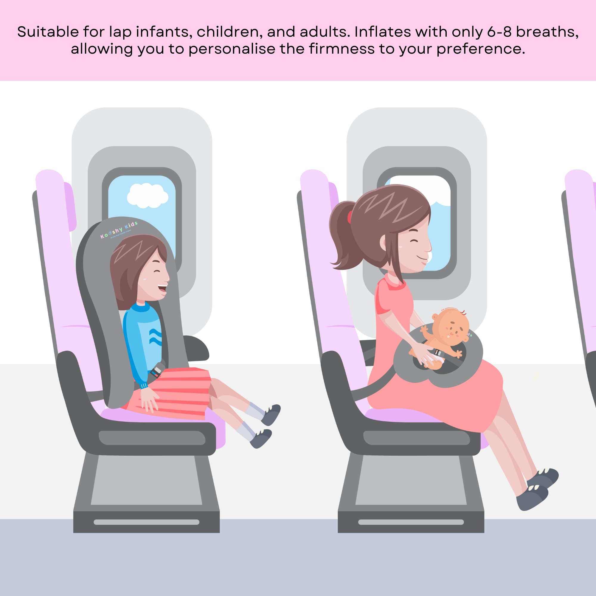 Kooshy Kids Inflatable Airplane Kooshy Kids Self-Inflating