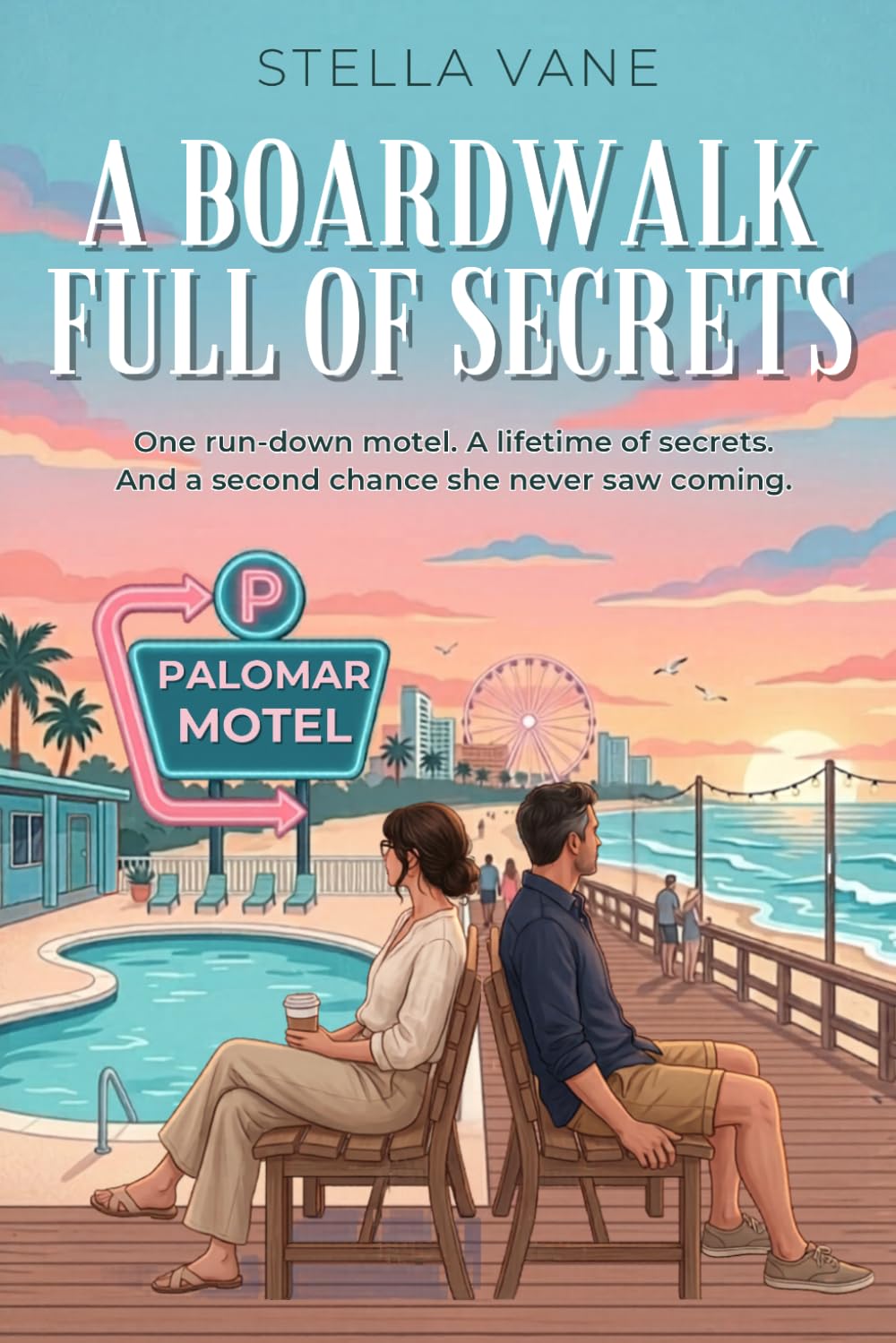 A Boardwalk Full of Secrets: Slow Burn Strangers to Lovers Myrtle Beach Romance