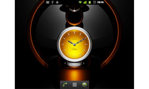 Whiskey Beautiful Clock Widget Theme for Android