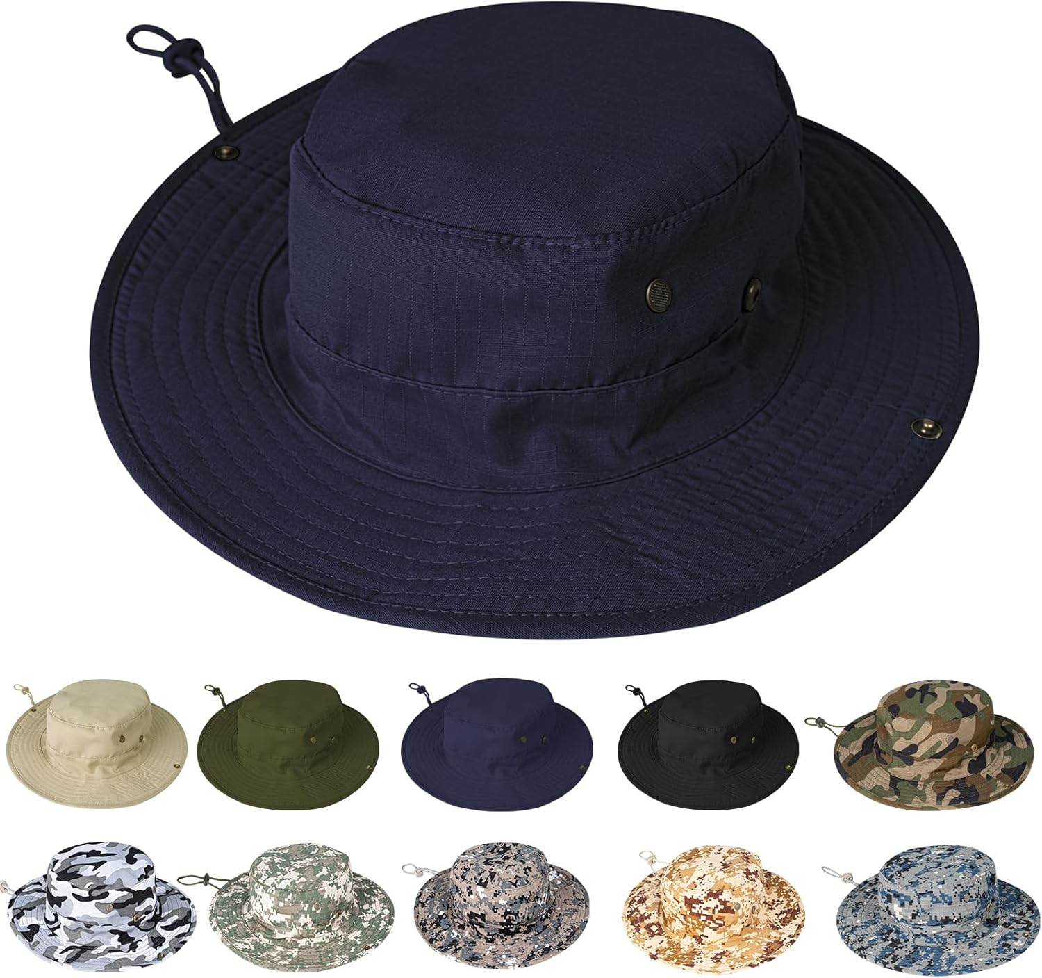 UPF 50+ Foldable Boonie Hat for Fishing, Hiking & Outdoor Activities