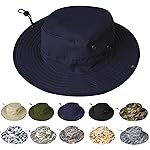 Sun Hats for Men Women Boonie Hat Foldable Fishing Hat UPF 50+ Bucket Hat for Fishing Hiking Garden Safari Beach
