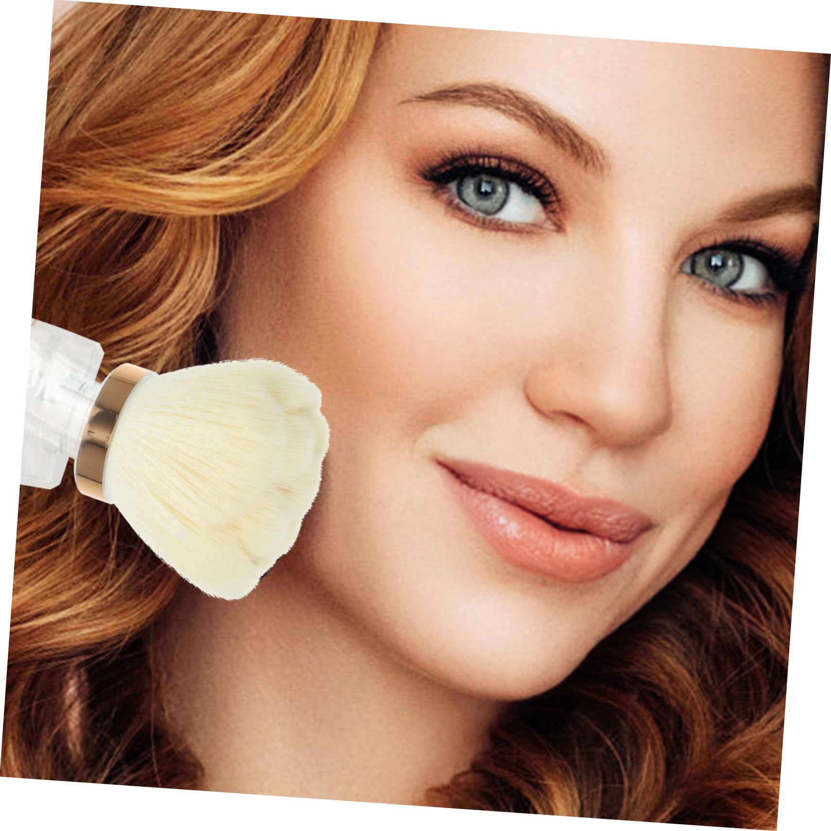 VALICLUD Blush Makeup Brush Multi Use Brush for Makeup Application Dust Cleaning Brush for Car Interior Nail Shape