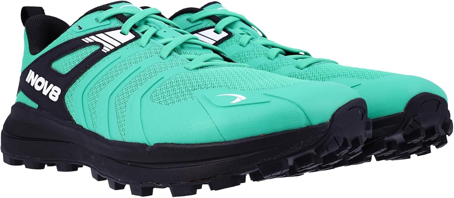 INOV8 Men's Trailtalon Zero - Zero Drop Trail Running Shoes - Green/Black - 10