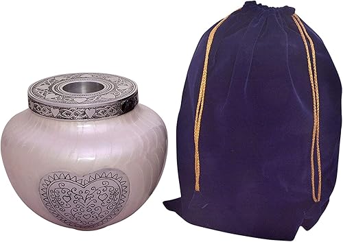 Miniatura 5 de hlc Urnas de cremación para cenizas humanas para adultos, urna de recuerdo - Exhibición en casa - Urna funeraria grande - Urna conmemorativa moderna