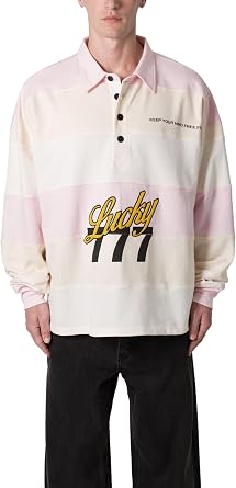 mnml Mens 777 Lucky Striped Rugby