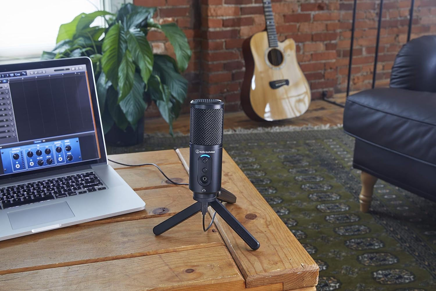 Audio-Technica 2500x-USB Microfono Per Trasmettere in Streaming/Podcast/registrazioni