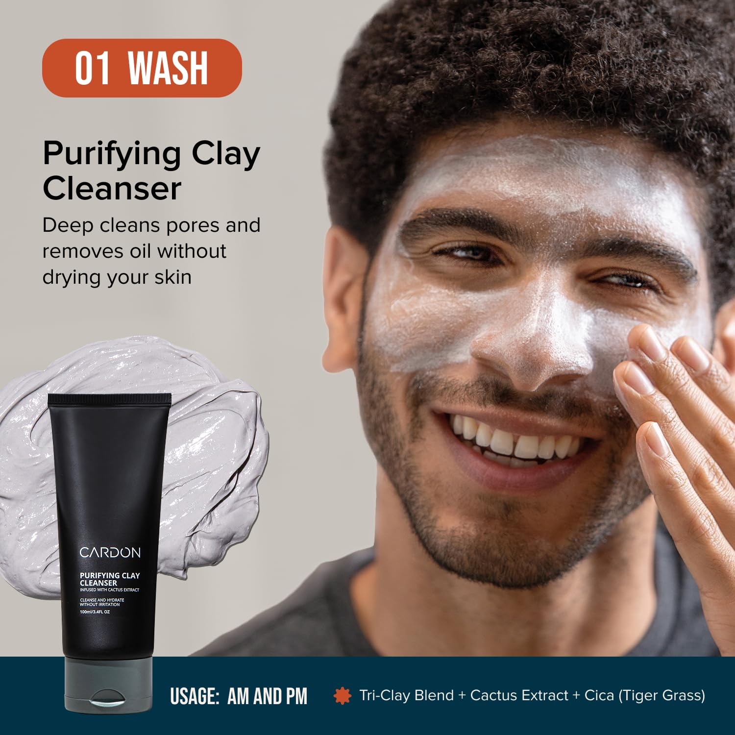 Amazon.com : Cardon 4-Step Korean Skincare Gift Set for Men, Anti