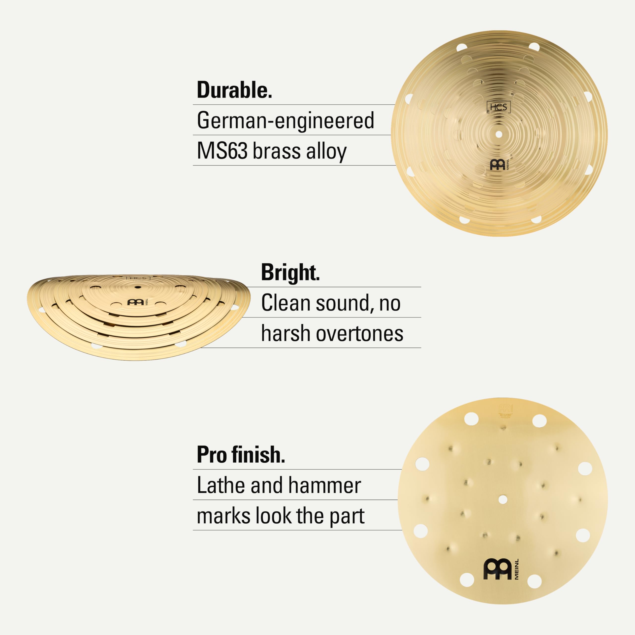 Meinl HCS80246SM HCS Smack Stack 8"/10"/12"/14"/16" - Effekt Becken