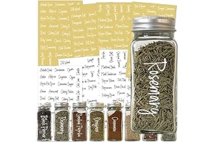 Waterproof Spices Label Stickers Pantry Organization 278 Pcs