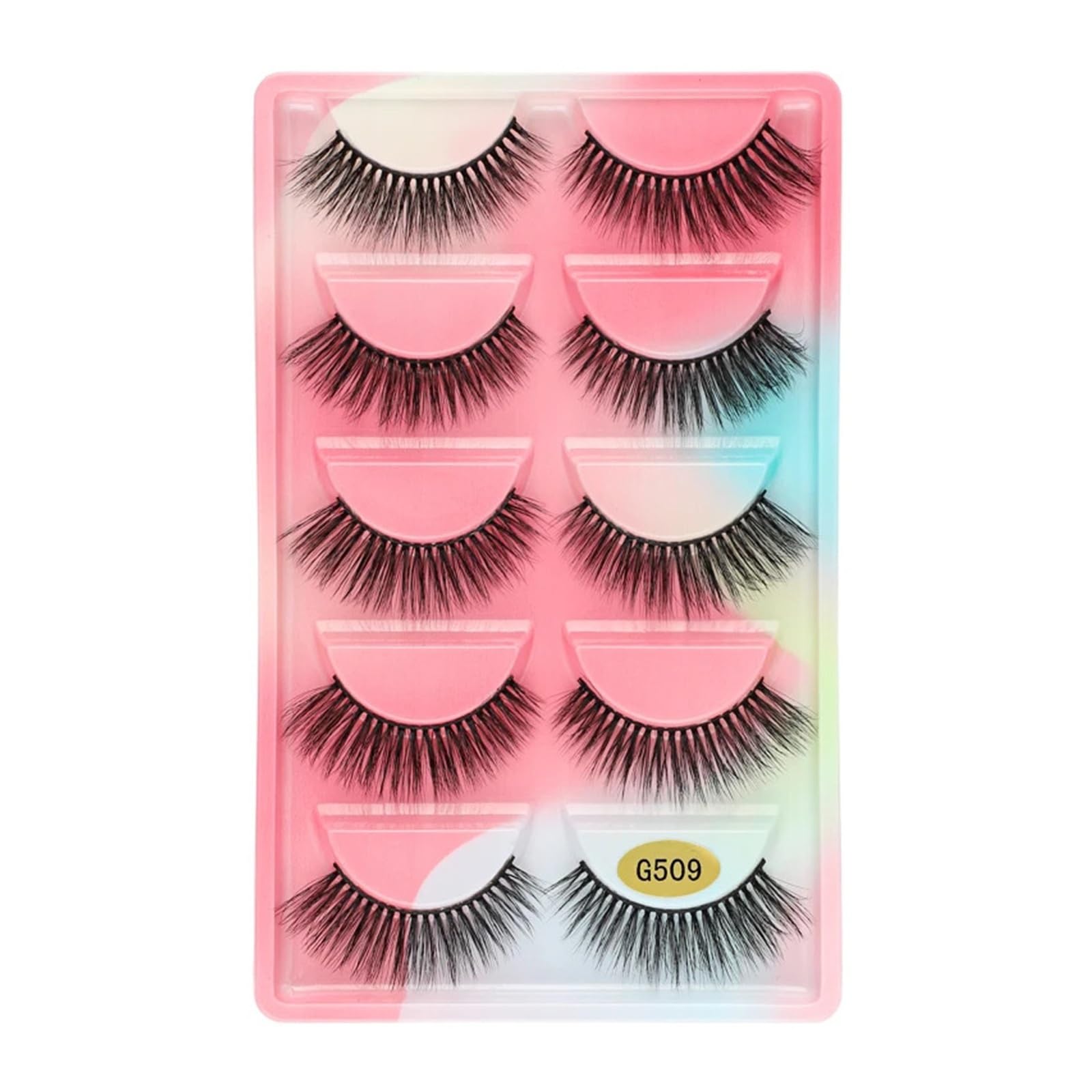 UAMOU 2-50 Boxes Eyelashes faux mink lashes natural 3d mink eyelashes volume false lashes in bulk cilios Cheerfully