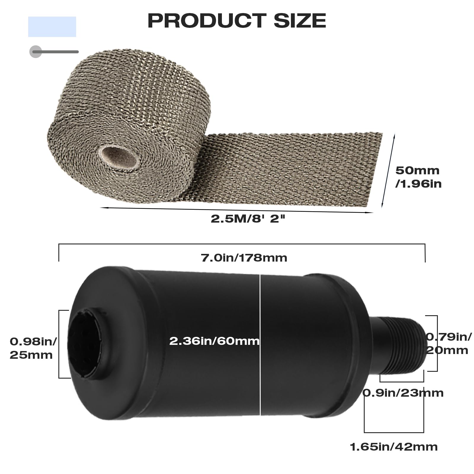 Déflecteur D'échappement Silencieux Pour Moteurs Predator 196/212cc Et Honda GX160/GX200 - Noir - 3