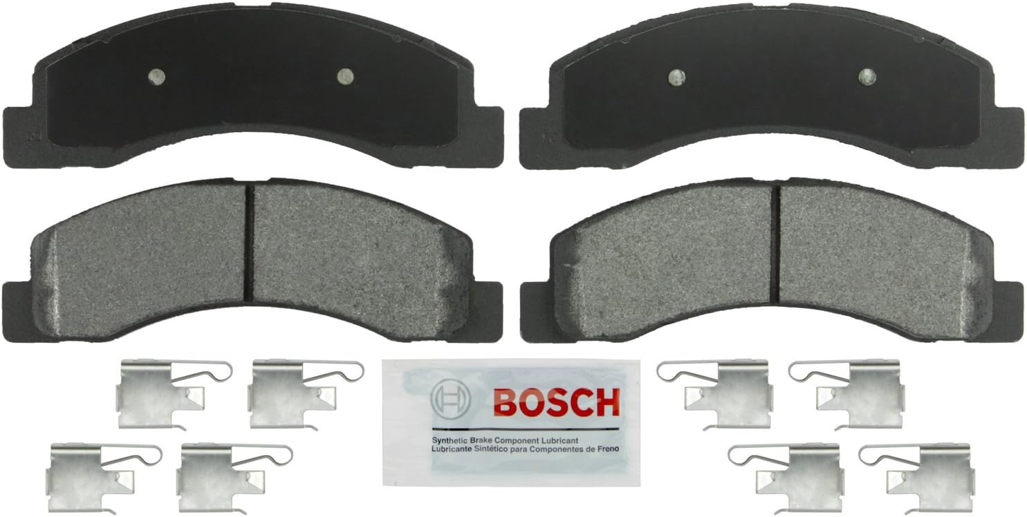 BOSCH BSD756 Severe Duty Disc Brake Pad Set - Compatible With Select Ford F-250 Super Duty, F-350 Super Duty; FRONT