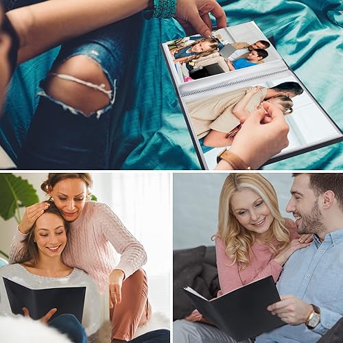 Miniatura 9 de Álbum de fotos de 8 x 10 pulgadas, 8 x 10 pulgadas, libro con capacidad para 68 fotos y álbum de fotos de 6 x 8, 6 x 8 pulgadas, libro con capacidad