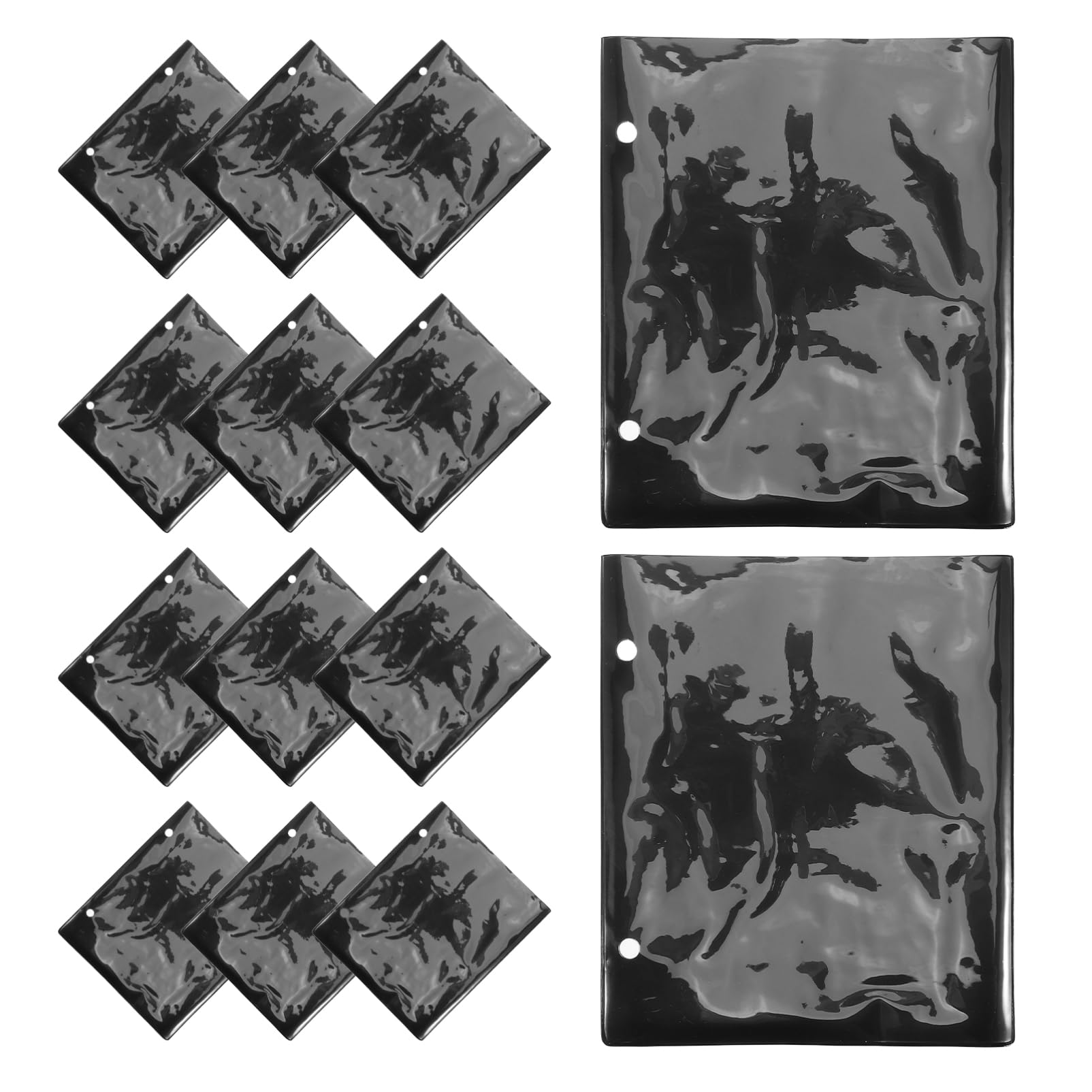 Toddmomy 20 Pcs Music Files Holder PVC Flip Folder for Sheet Music Durable Pages for Piano Guitar Violin