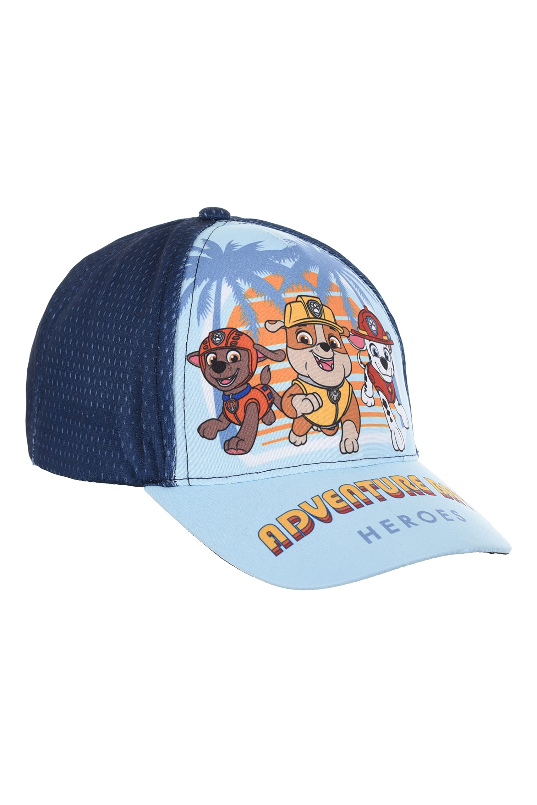 Paw Patrol Gorro para Niños, Diseño Patrulla Canina Marshall Rubble y Zuma Gorra de Verano Infantil, Regalo para Niños, Gorra Ajustable