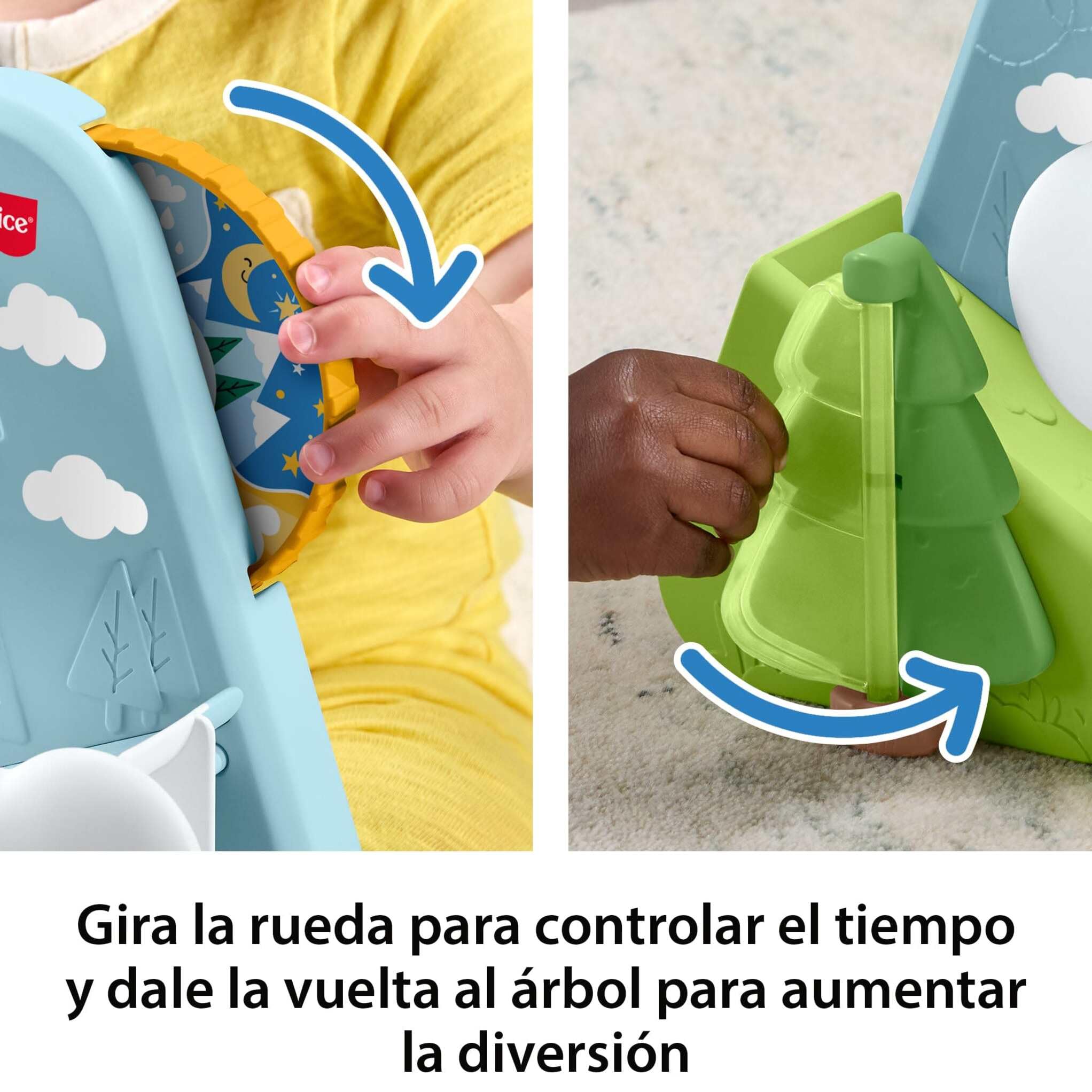 Fisher-Price Friendship Forest Bola Montaña Juguete para Bebé | 5 bolas, gatear tras el juego, motricidad fina, bebés y niños 9+ meses, JLB88
