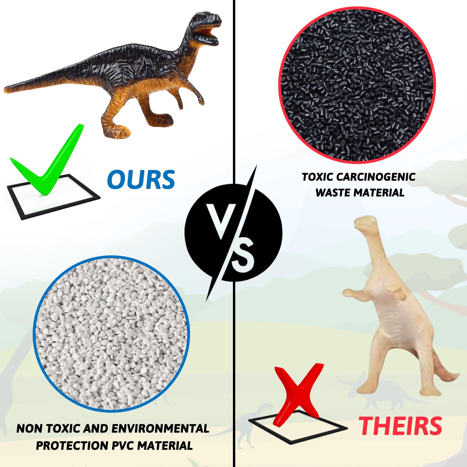 Zestaw 78 figurek dinozaurów, małe figurki dinozaurów, mini dinozaury, tworzywo sztuczne, zabawka edukacyjna dla chłopców i dziewczynek, prezent na urodziny dziecka