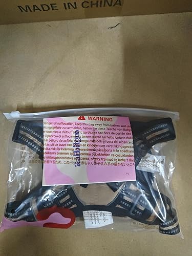Miniatura 10 de Arnés para perro de rabbitgoo ajustable con 2 clips de correa arnés de chaleco acolchado cómodo con asa arnés frontal reflectante para perros