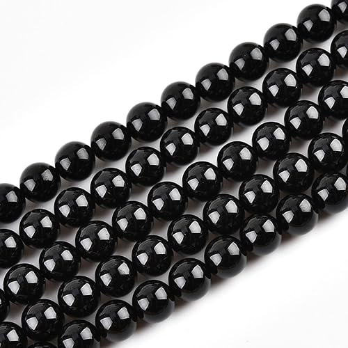 Cuentas redondas naturales semipreciosas de piedra suelta para hacer joyas, brazaletes, collares