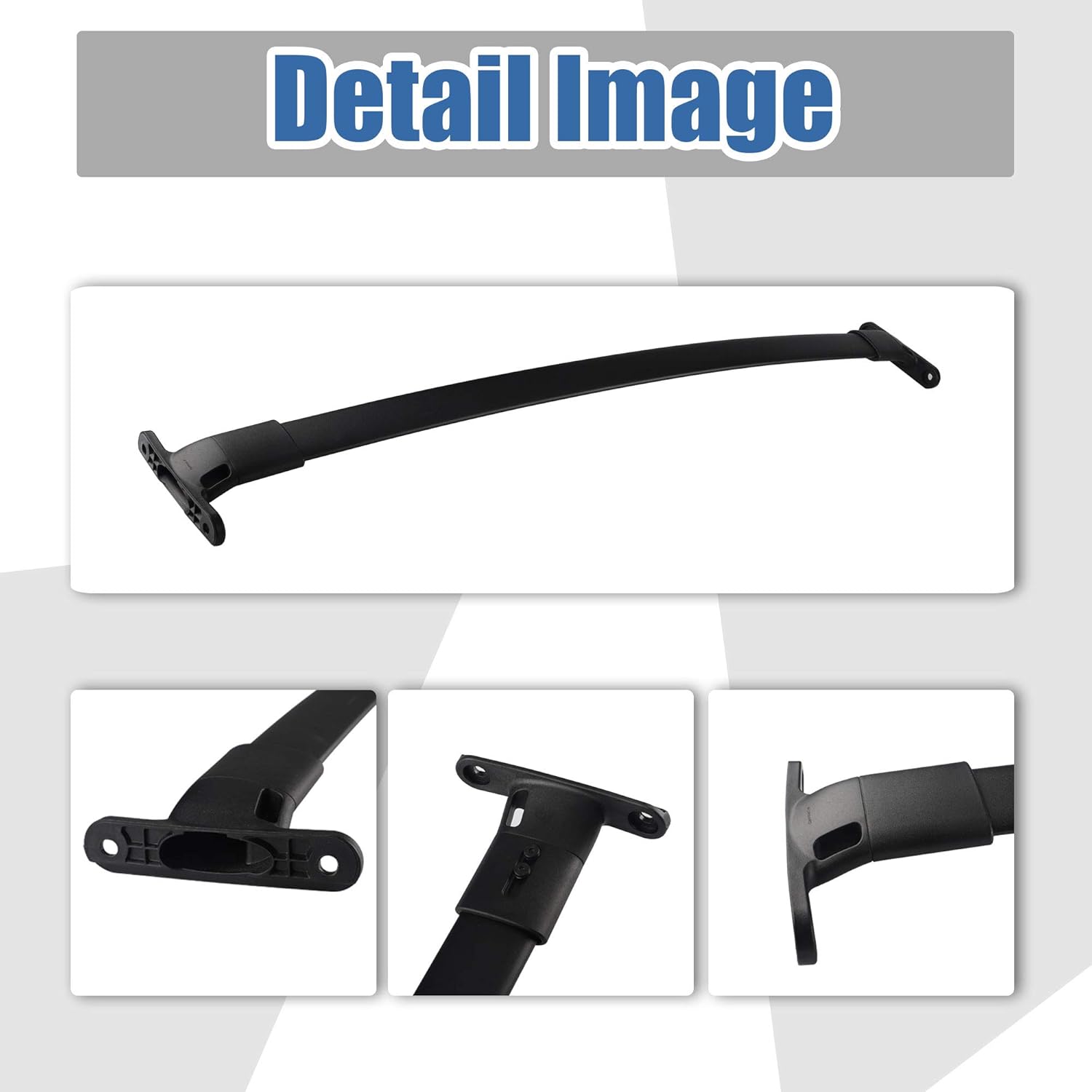 Car Aluminum Roof Rack Cross Bars Fit for Explorer 2016 2017 2018 2019 with Side Rails, Car Bolt-on Top Luggage Carrier Bar Crossbars for Cargo Canoe Kayak Bike Skiboard