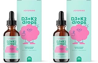 JoySpring Vitamin D3 Kids Drops with K2