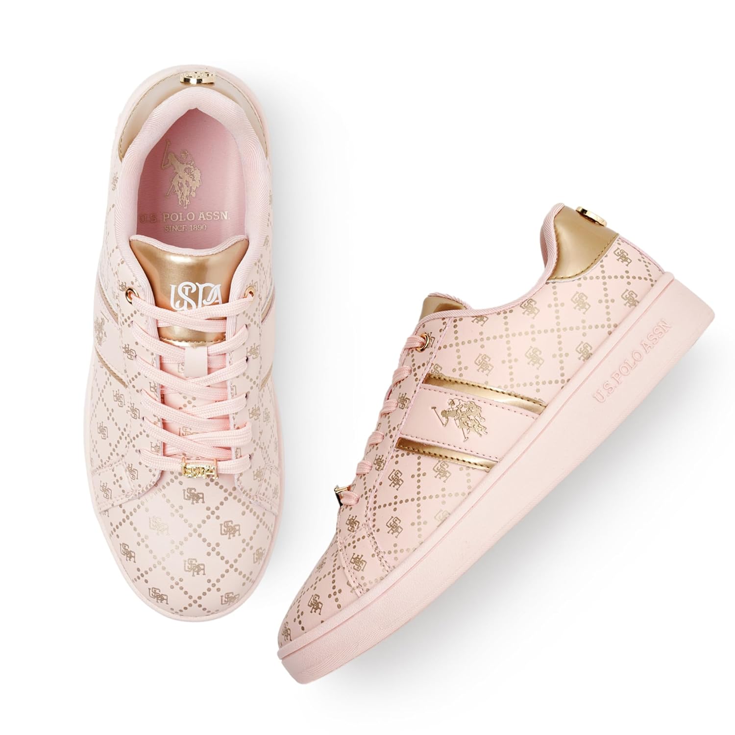 U.S. Polo ASSN. Women Lace Up Sneaker Shoes