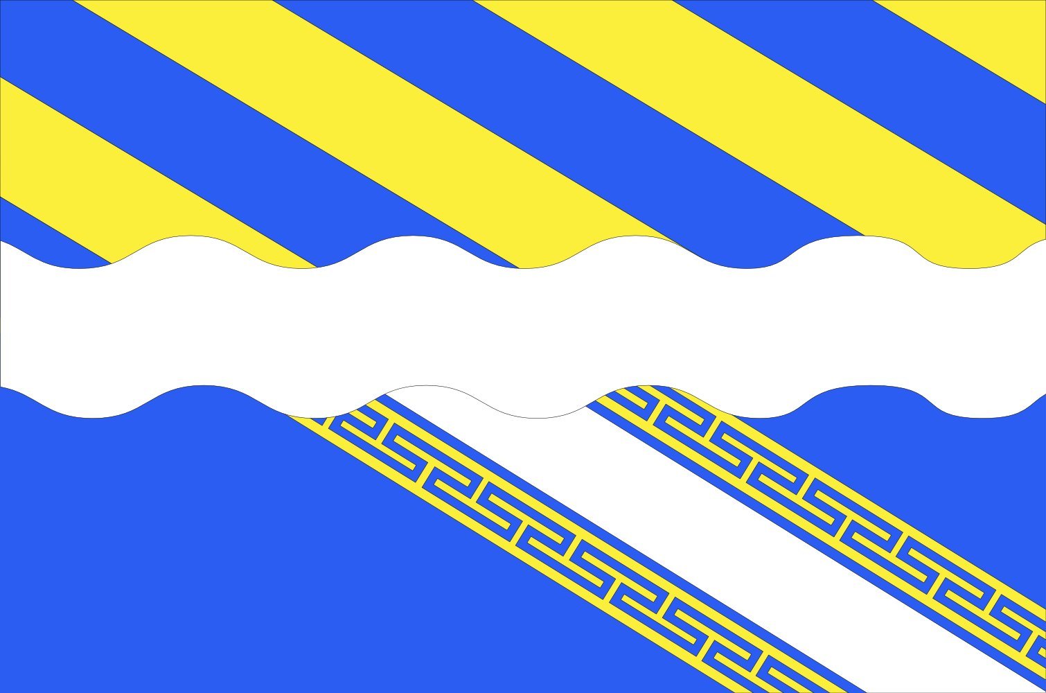 Grand drapeau Aisne 02 format paysage en tissu résistant pour extérieur et cérémonies