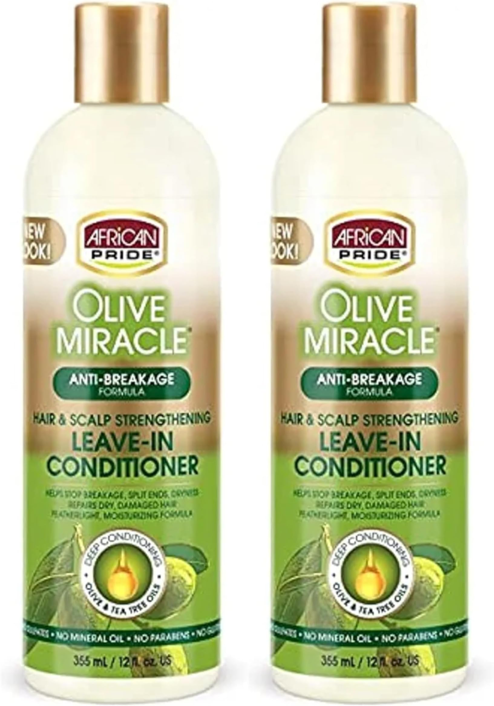 Olive Miracle Leave-In Conditioner 12oz (2 Pack)