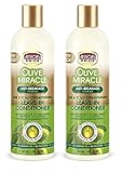 Olive Miracle Conditioner Leave-In 12 Ounce (354ml) (2 Pack)