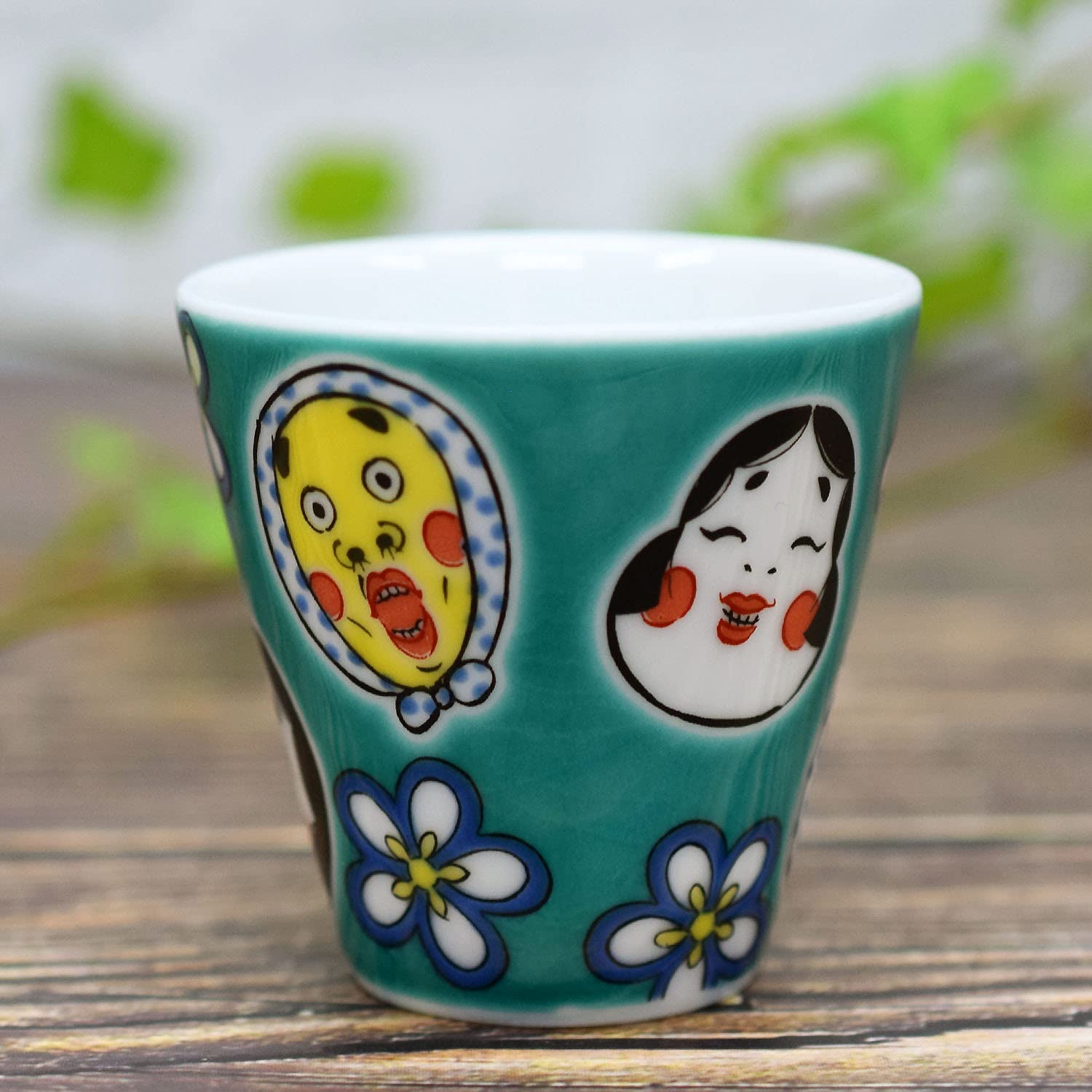 Amazon.co.jp: 和座の蔵 縁起 おちょこ 酒器 九谷焼 ぐい呑み