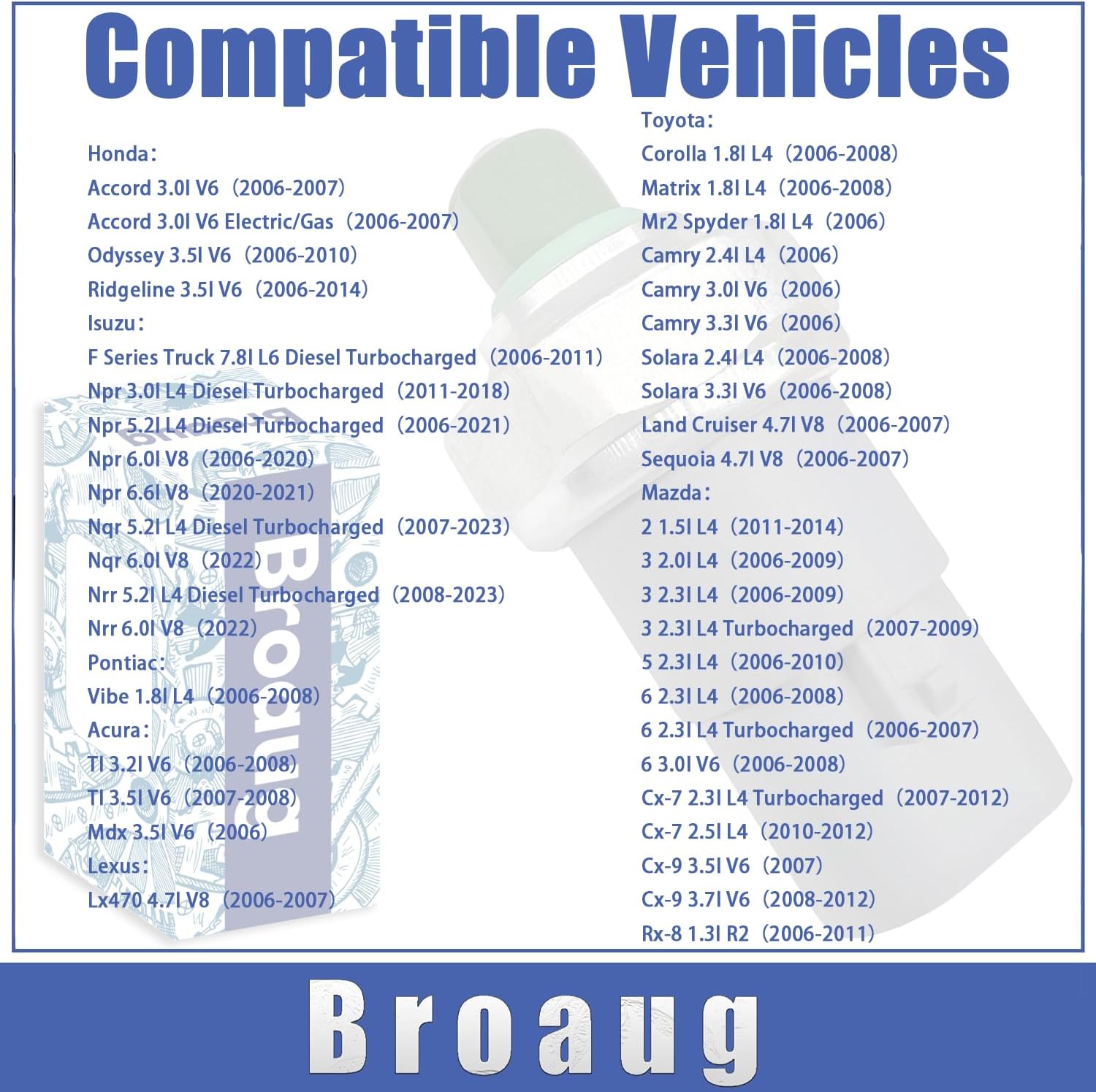 A/C Compressor Refrigerant Pressure Switch Kit, Replaces OE 1835643921 80440S1K003 8864508010, Compatible with Honda Isuzu Lexus Mazda Toyota Pontiac Acura Accord Odyssey NPR CX7 Camry TL MD