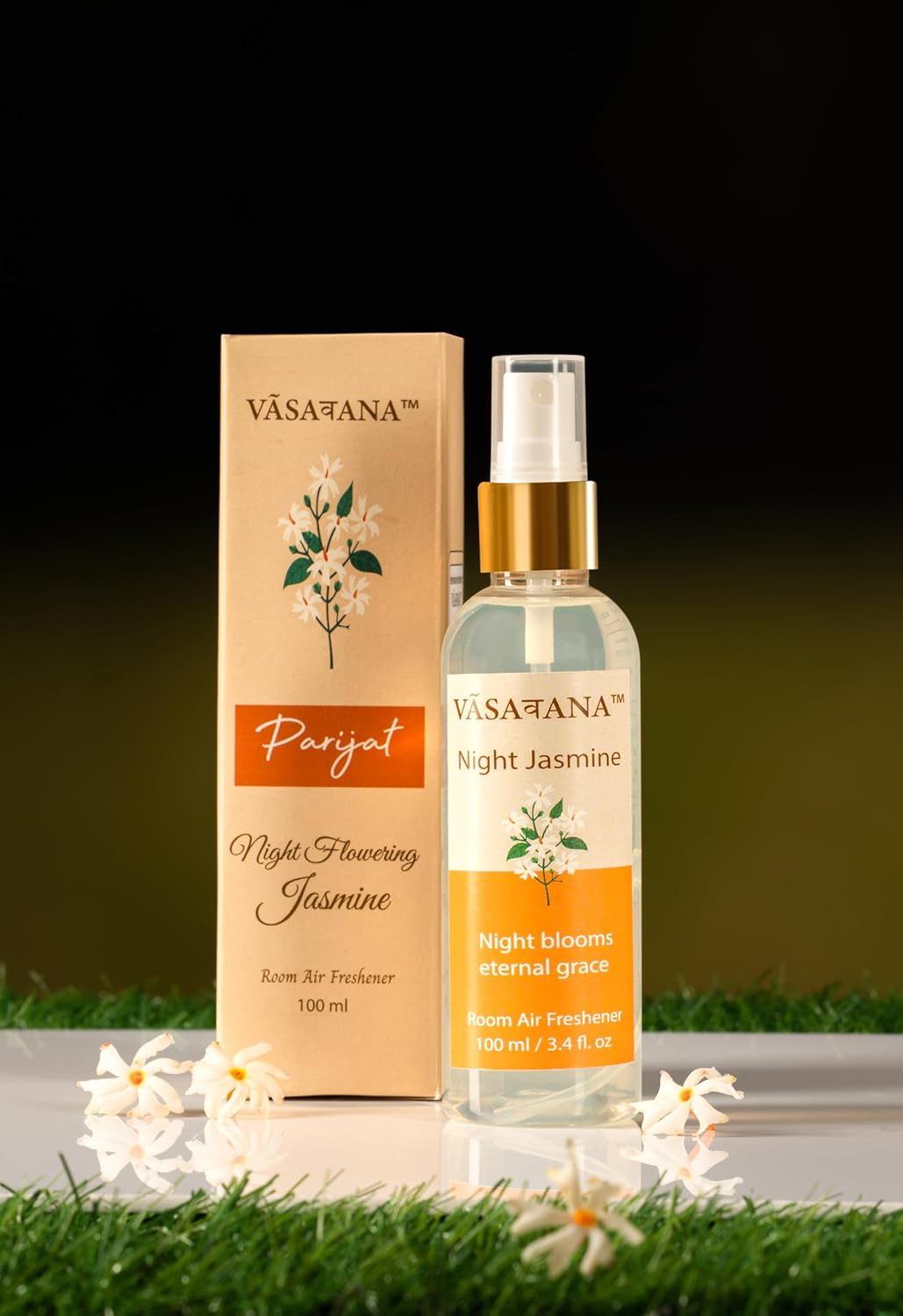 (Vasavana) Parijat (Night Flowering Jasmine) Gangajal Pure Spray, 100ml