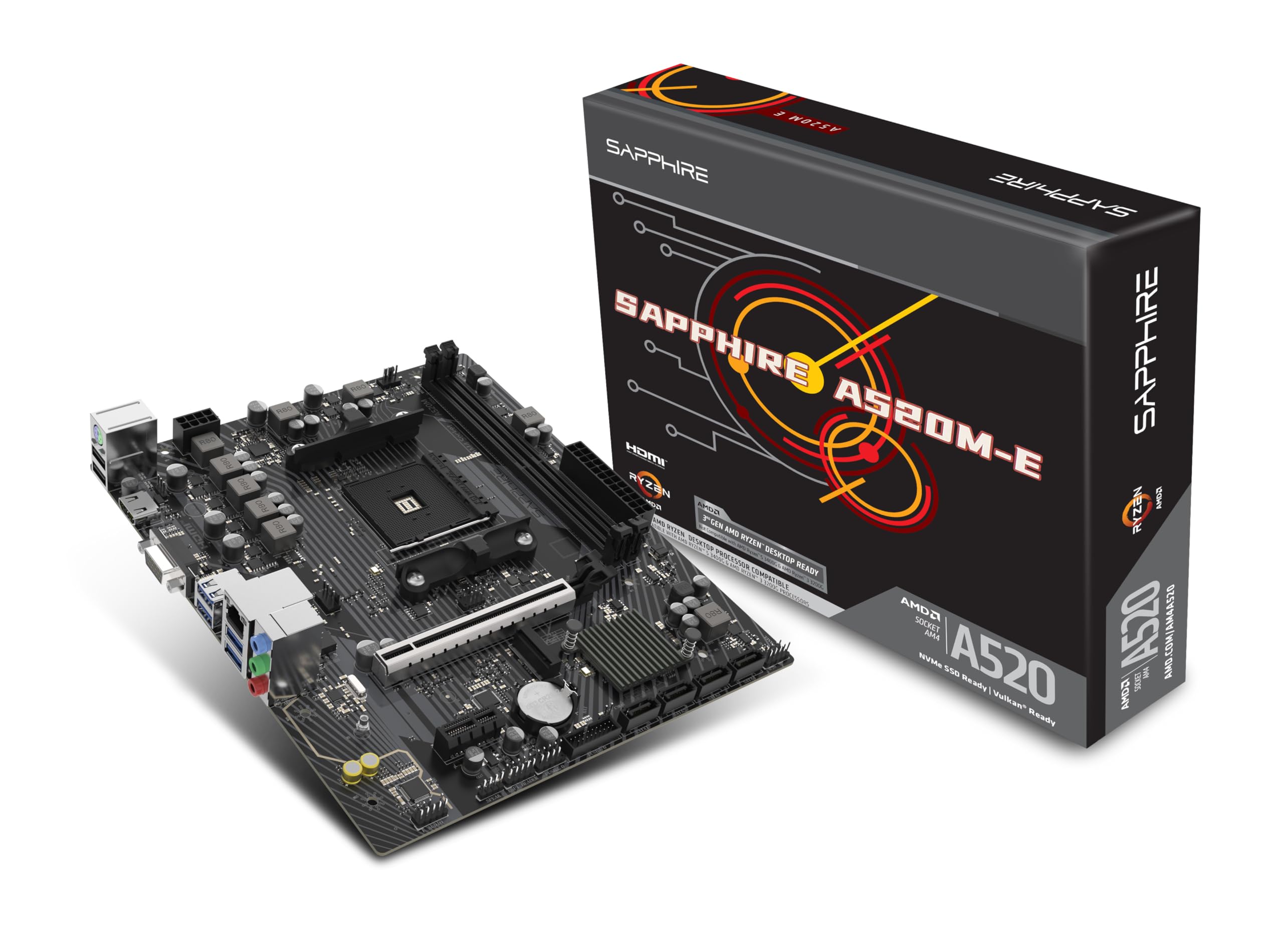 Amazon.com: Sapphire MB A520M-E : Electronics