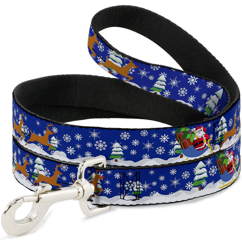 Laisse pour chien réglable Santa Reindeers grand et petit chien