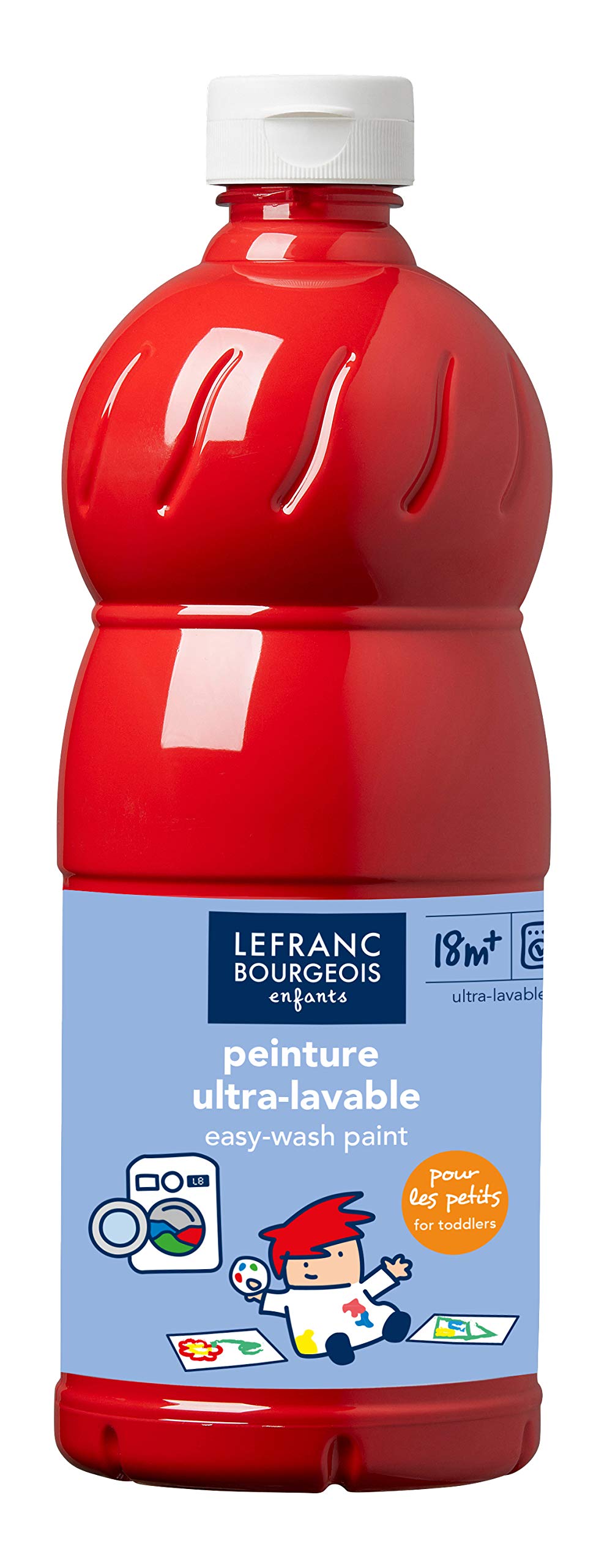 Lefranc Bourgeois - Gouache líquido lavable 12 x 500 ml, Multicolor
