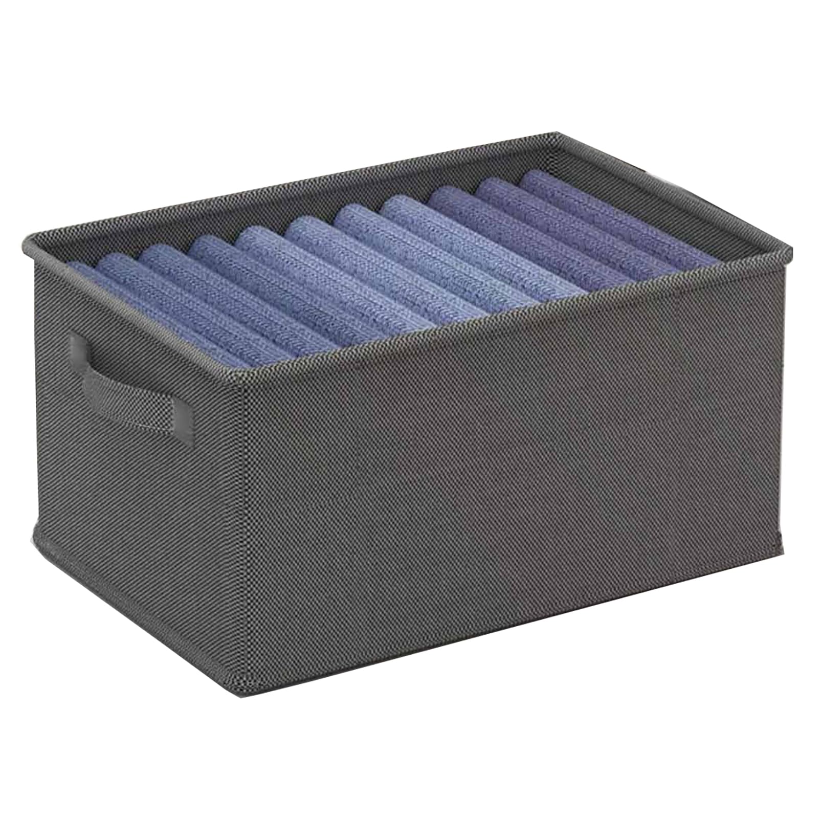 Lot de 4 nizers de tiroir pliables – Séparateurs de rangement pliables pour vêtements, sous-vêtements, cravates, chemises, soutiens-gorge et hauts fins – Solution de placard peu encombrante
