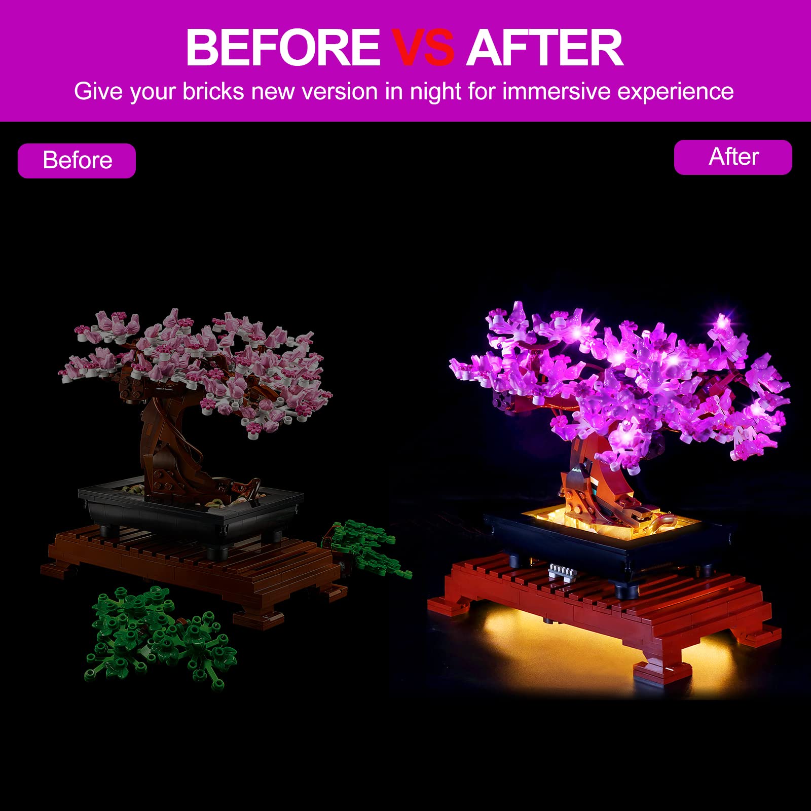 LEGO Bonsai Tree 10281 Light Kit ubicaciondepersonas.cdmx.gob.mx