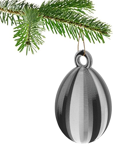 Miniatura 4 de Huevo Árbol de Navidad Bola Decoración Ornamento para Navidad Navidad Noel (Oro)