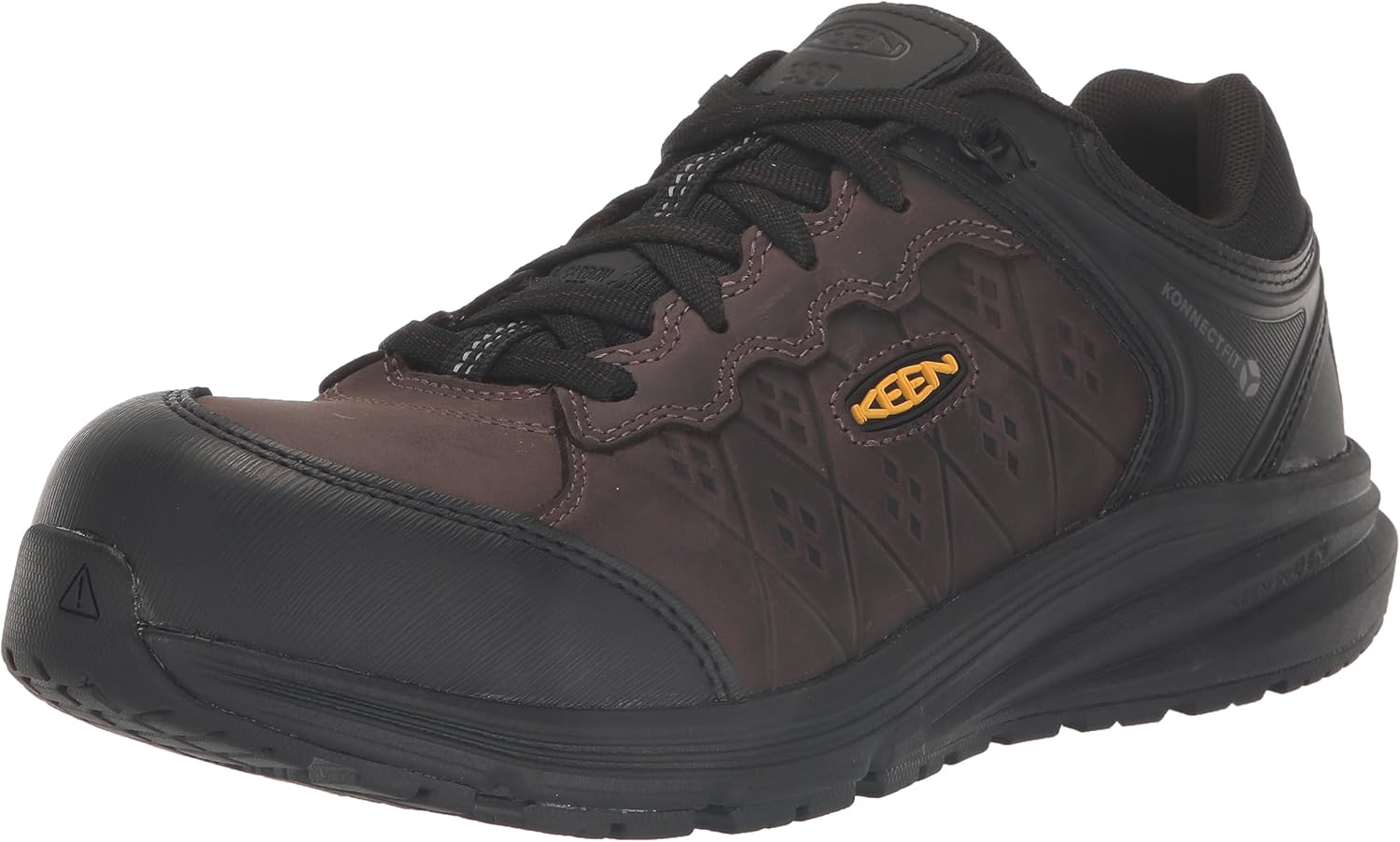 KEEN Utility Mens Vista Energy+ Low Composite Toe ESD Leather Industrial Work Shoes