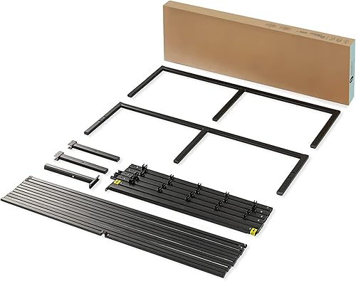 Miniatura 48 de Best Price Mattress Marco de cama de plataforma de metal de 18 pulgadas, listones de acero resistente, blanco, tamaño Queen