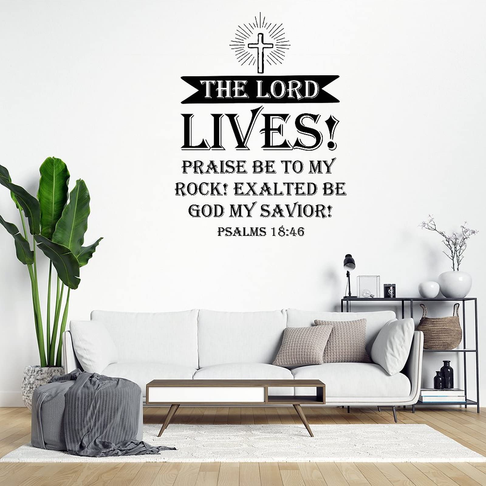 Autocollant mural en vinyle de 56 cm pour personnaliser un mur vide sans peinture
