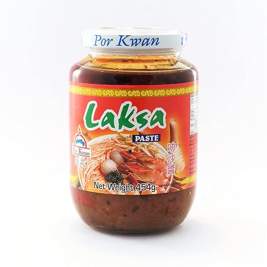 Por Kwan Laksa Paste, Coconut, Chili, 16 Oz Grocery & Gourmet Food