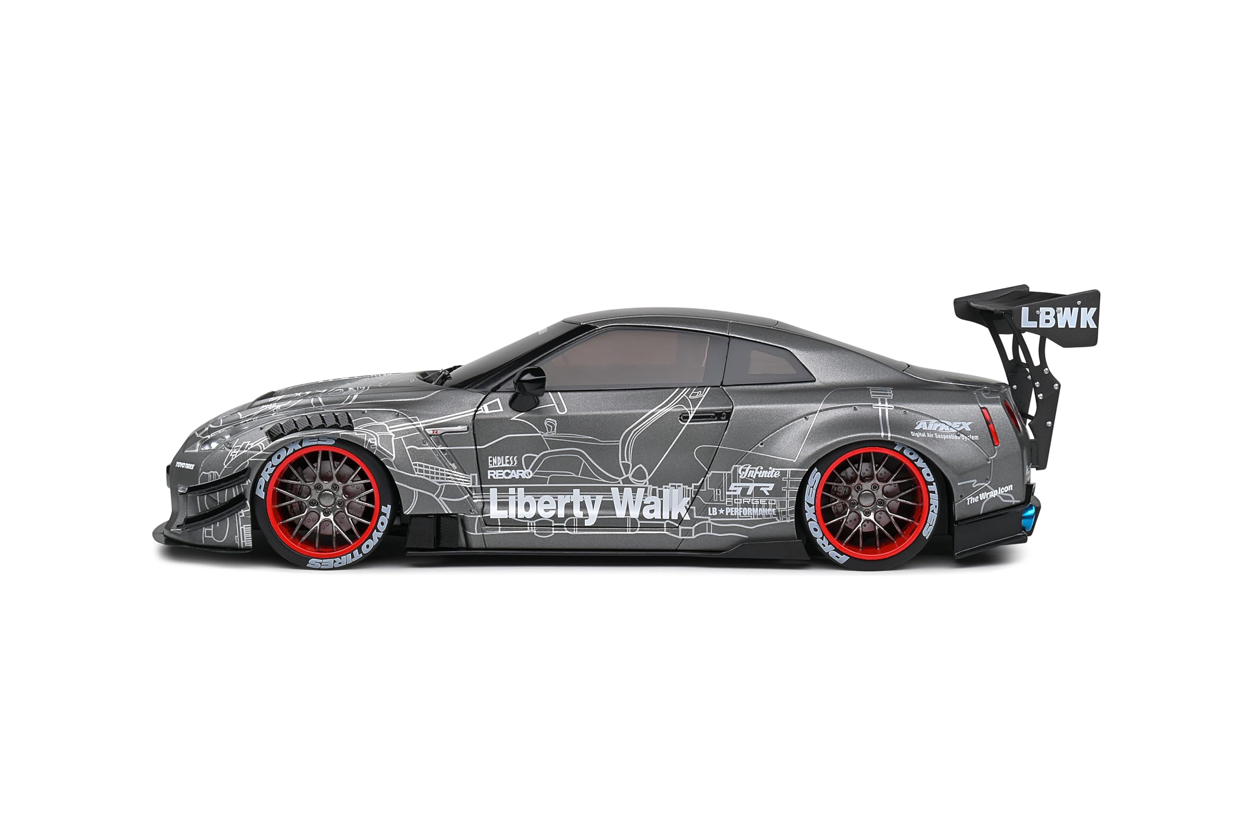 SOLIDO ソリド 1/18 日産 GT-R (R35) LB-WORKS Amazon.com: SOLIDO 1/18 LB-WORKS NISSAN GT-R (R35) 2022