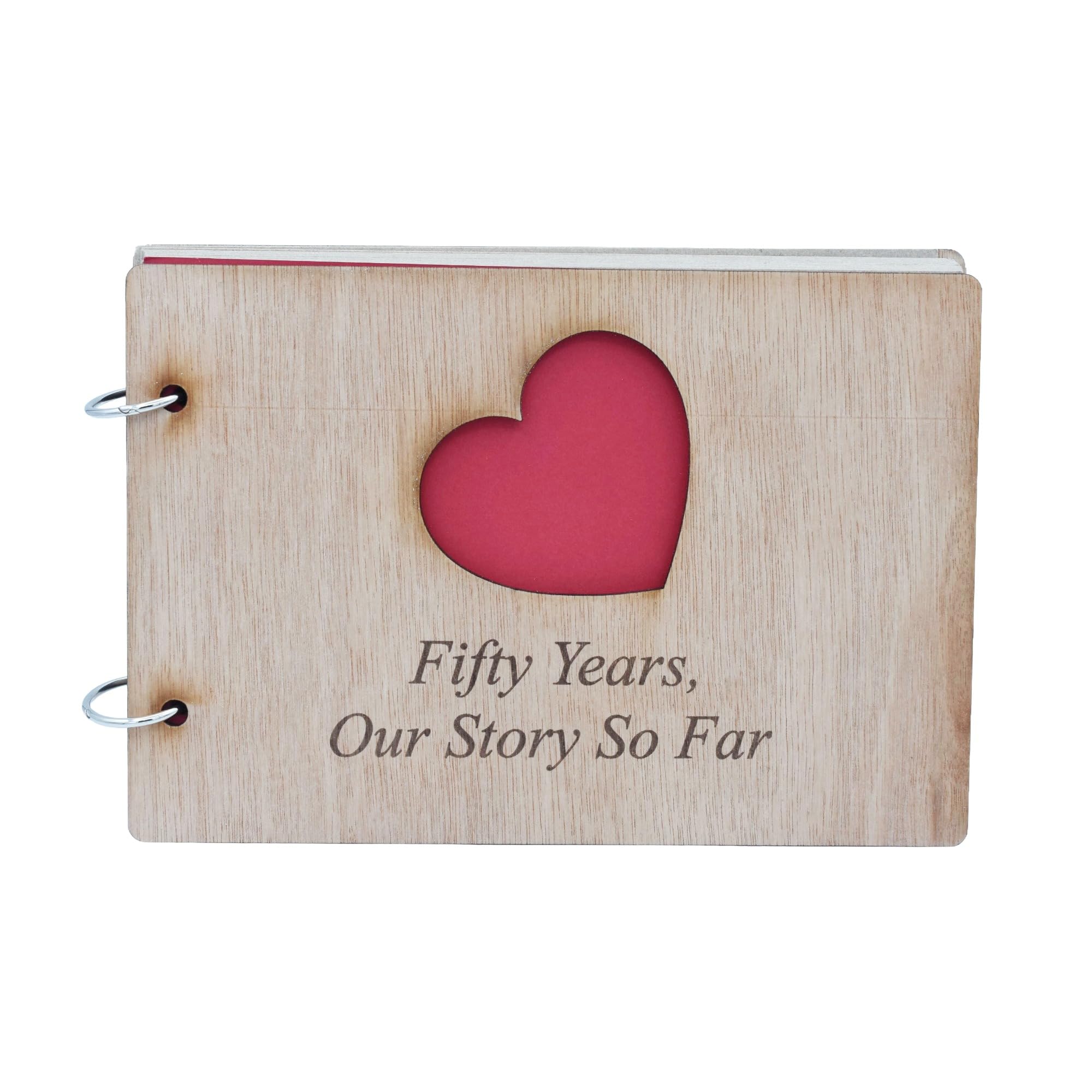 Pirantin Wood 50 Years Our Story So Far - Scrapbook, Photo Album Or Notebook Idea For 50Th Anniversary