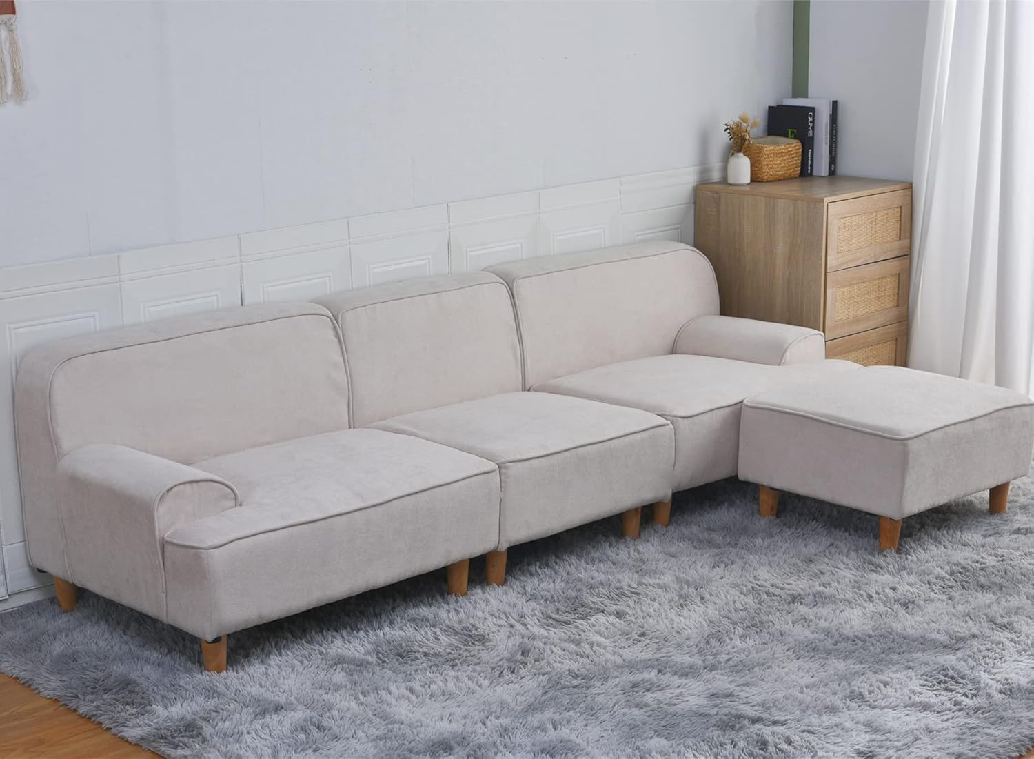 ソファーベッド 3人掛け ソファー 肘付き カウチソファー ローソファー リクライニングソファ 北欧 おしゃれ 弾力 自由レイアウト 人間工学設計 肌触りよい生地 天然木脚 ダイニングソファー コーナーソファー コンパクト 幅230 奥行127 5 高さ64 5cm ベージュ 高評価の贈り物 ソファーベッド 3人掛け ソファー 肘付き カウチソファー ローソファー リクライニングソファ 北欧 おしゃれ 弾力 自由レイアウト 人間工学設計 肌触りよい生地 天然木脚 ダイニングソファー コーナーソファー コンパクト 幅230 奥行127 5 高さ64 5cm ベージュ 高評価の贈り物