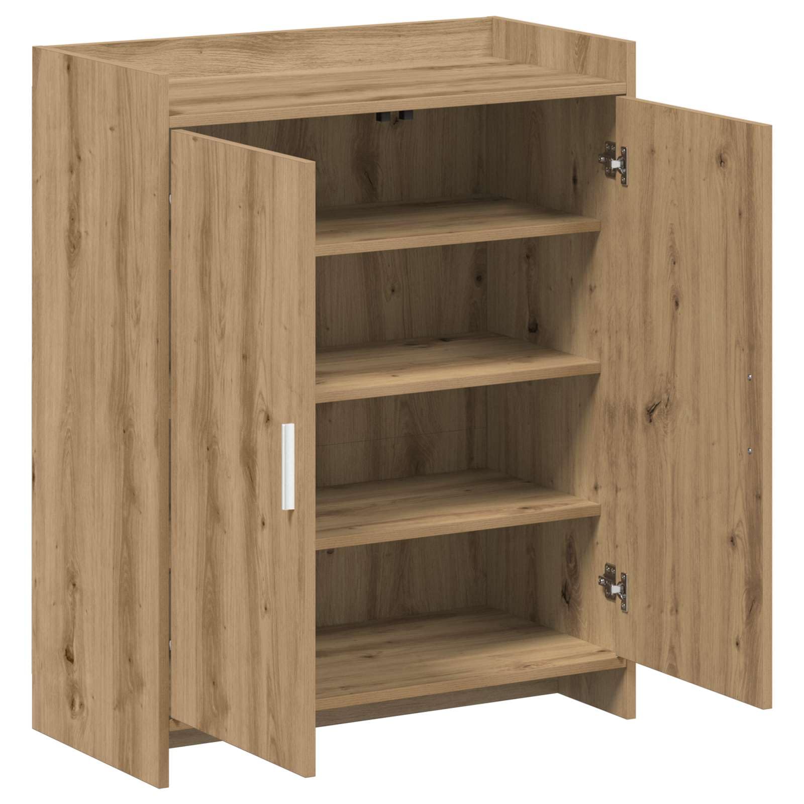 Szafka na buty 73,5 x 36 x 92 cm drewno inżynierskie dębowe