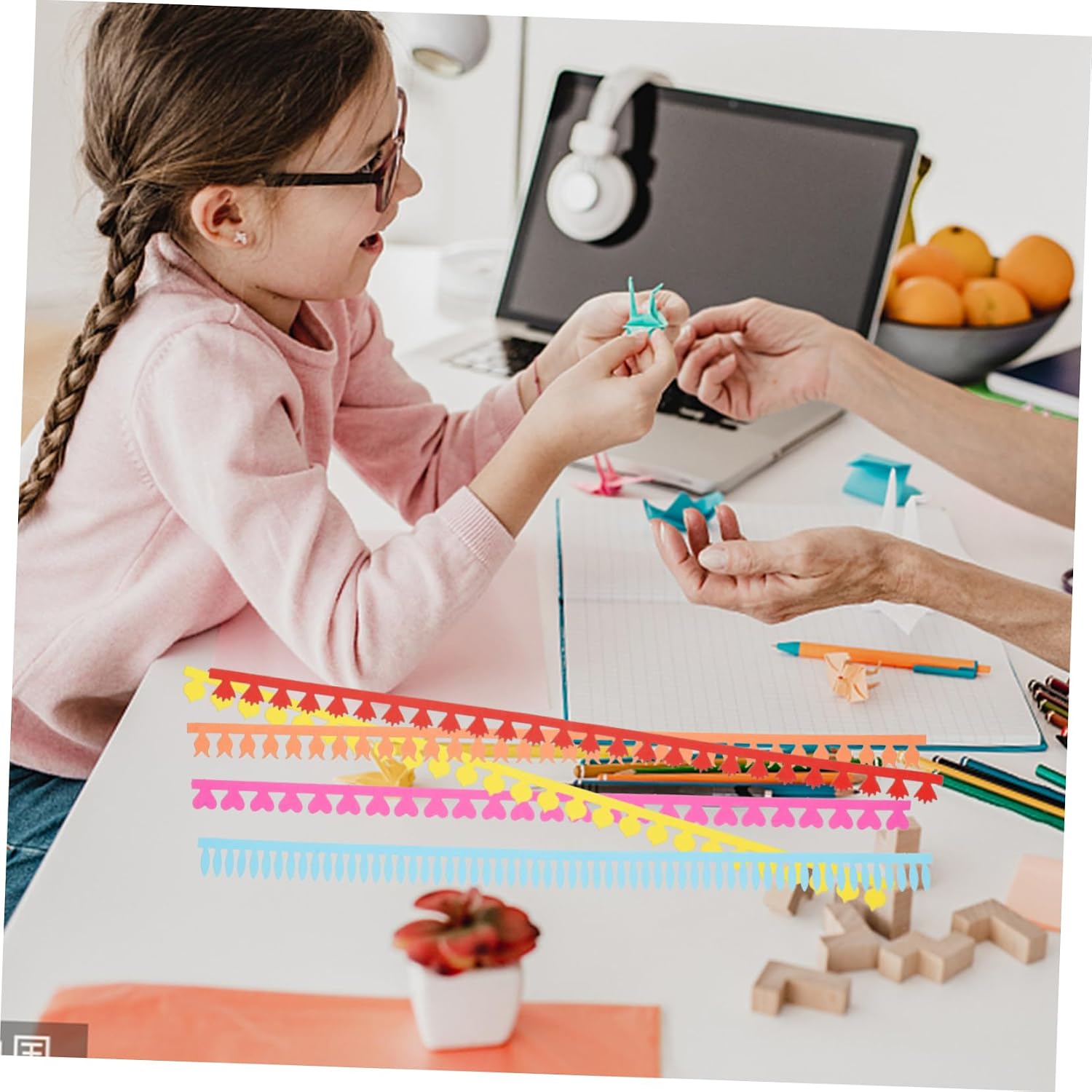 OSALADI Colorful Paper Quilling Strips Kit 252 PCS DIY Craft Supplies for Flower Making for Boys and Girls and Adults Great for Home Decor and Handmade Ornaments