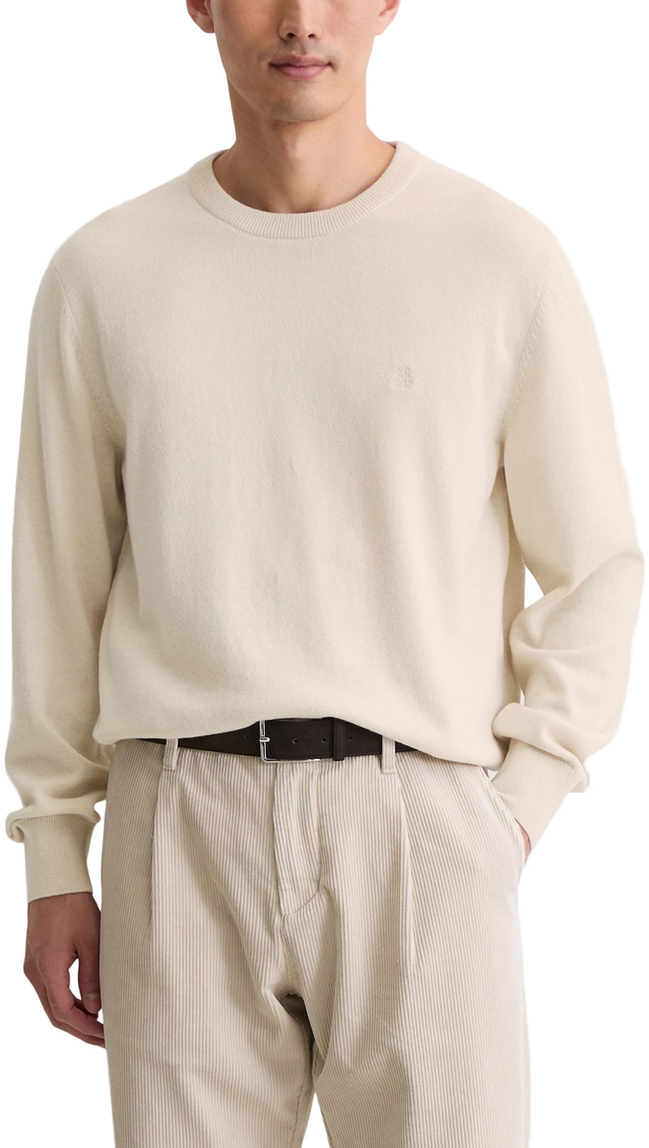 Marc OߴPolo Herren Pullover mit Rundhalsausschnitt Regular Fit