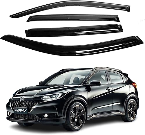Compatible con Honda HR-V 2023 2024 2025 - Juego de visera acrílica segura para ventana, protección contra el sol, la lluvia y la ventilación, kit